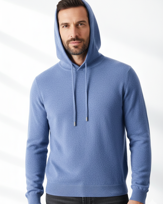 Men Merino Wool Warm Hoodie