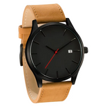 Leather Casual Quartz Hombre