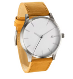 Leather Casual Quartz Hombre