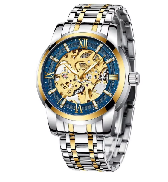 Mens Mechanical Multifunctional Quartz Watch