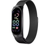 Digital LED Magnetic Mesh Watch