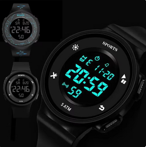 Multifunctional Electronic Waterproof Wristwatch