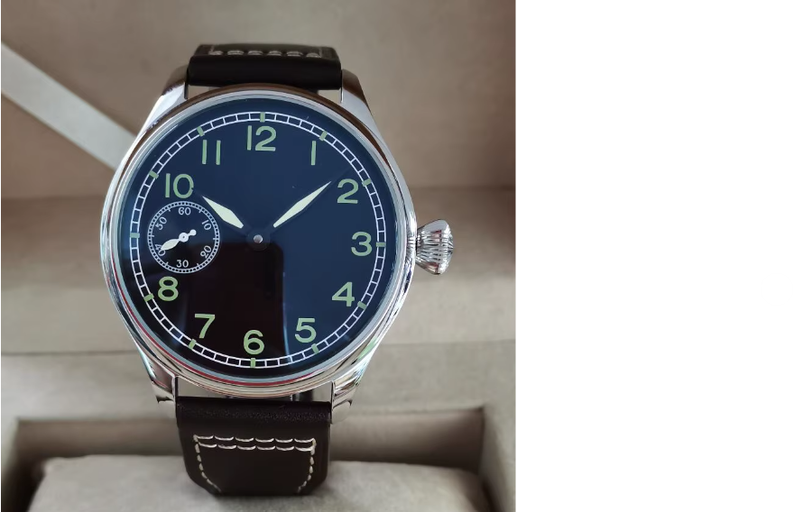 Manual Green luminous mechanical men's Watch