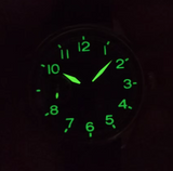 Manual Green luminous mechanical men's Watch