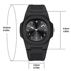 Men's Creative Fashion Sports and Leisure Waterproof Silicone Watch