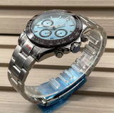 Sapphire Fashion Waterproof Multifunction Three Eyes Chronograph Quartz Watch