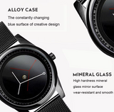 Creative Unisex concept design stainless steel quartz wristwatch