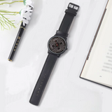 Pattern Quartz Wrist Watch Men's 3Hands Cross Shield Strange Lines Design