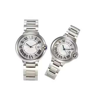 Couples Watch 42mm & 32.8mm Blue Miyota Waterproof Watch