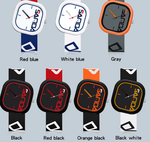 Waterproof Simple Design Silicone Strap Reloj Hombre