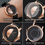 Men Hollow Out Design Perspective Waterproof Quartz Fashion Watch