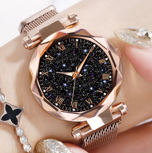 Magnetic Luminous Pointer Quartz Women Wristwatches