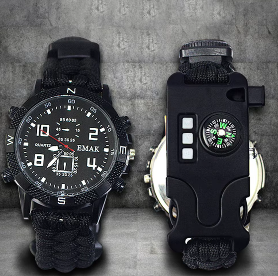 Tactical Rope Multifunctional Camping EDC Survival Watch