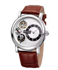 Unique Second pointer Mechanical Fashion Sport Wristwatch