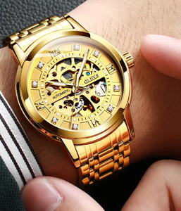 Sports Skeleton Luminous Automatic Watch