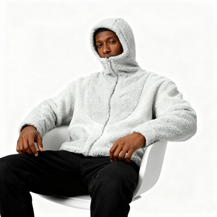 Cloud Lamb Wool Vintage Streetwear Hoodie