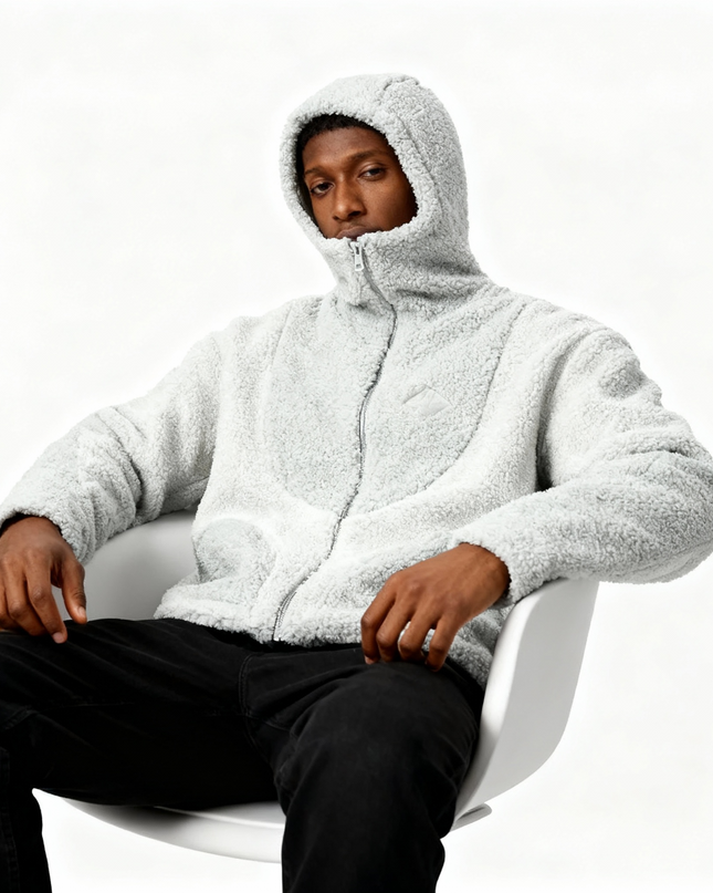 Cloud Lamb Wool Vintage Streetwear Hoodie