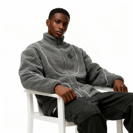 Cloud Lamb Wool Vintage Streetwear Hoodie