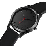 Minimalist Leather Watch for Men